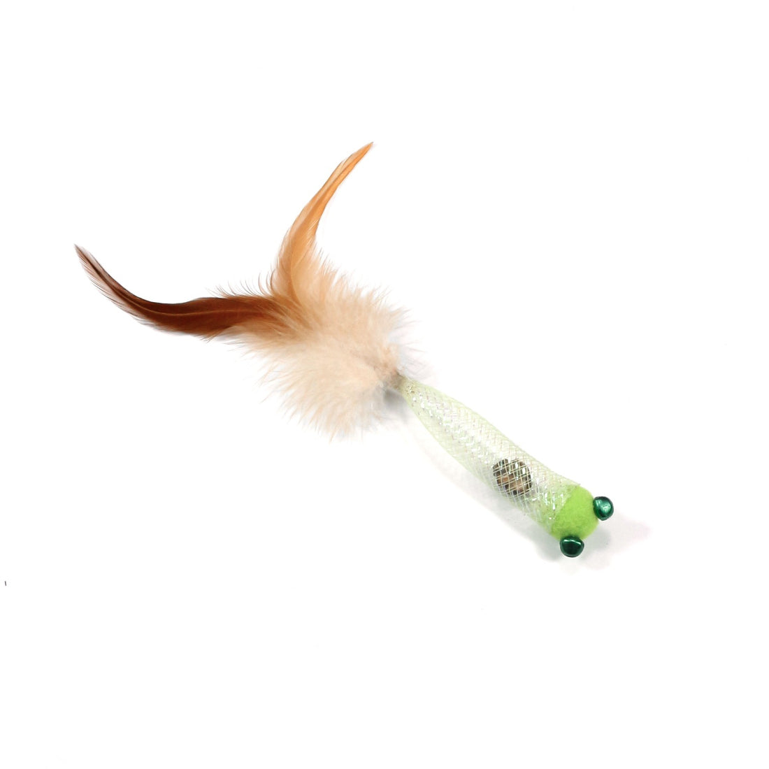 Moo - Feather Tail Bell Fish Interactive Cat Toy