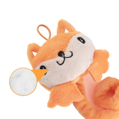 Moo - Character Head and Wavy Tail Plush Cat Toy
