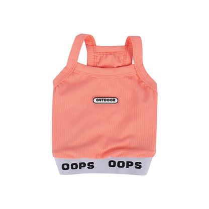 Ozzie - Spring Summer Striped Pet Tank Top Vest