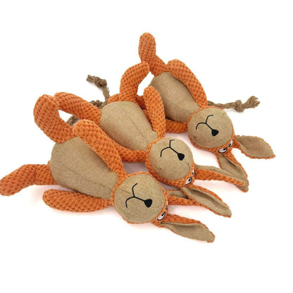 Petkin – Soft Plush Bunny Interactive Dog Toy