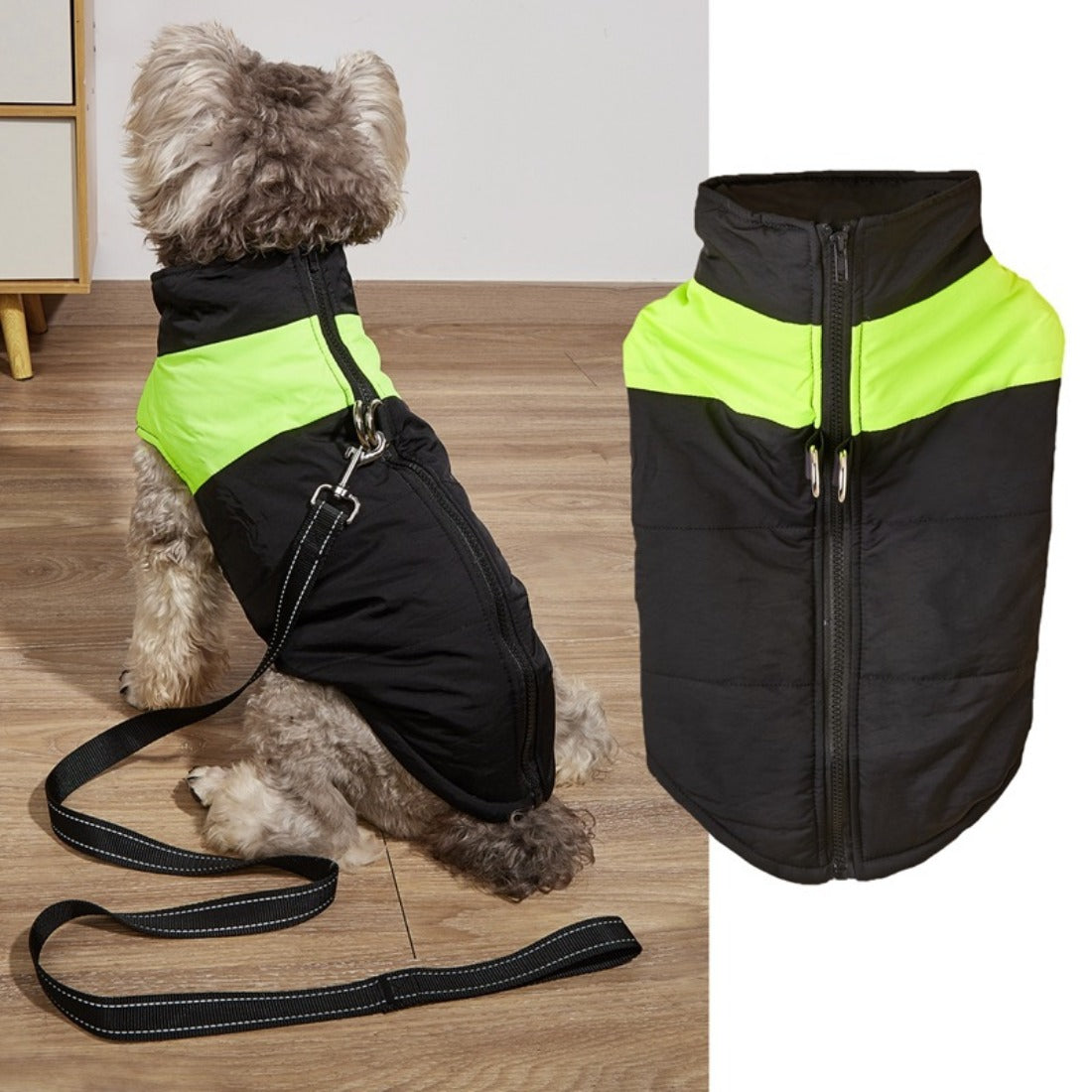 Ozzie - Color-Block Winter Warmth Pet Clothing