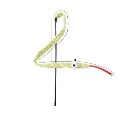 Moo - Big-Eyed Snake Wand Cat Toy