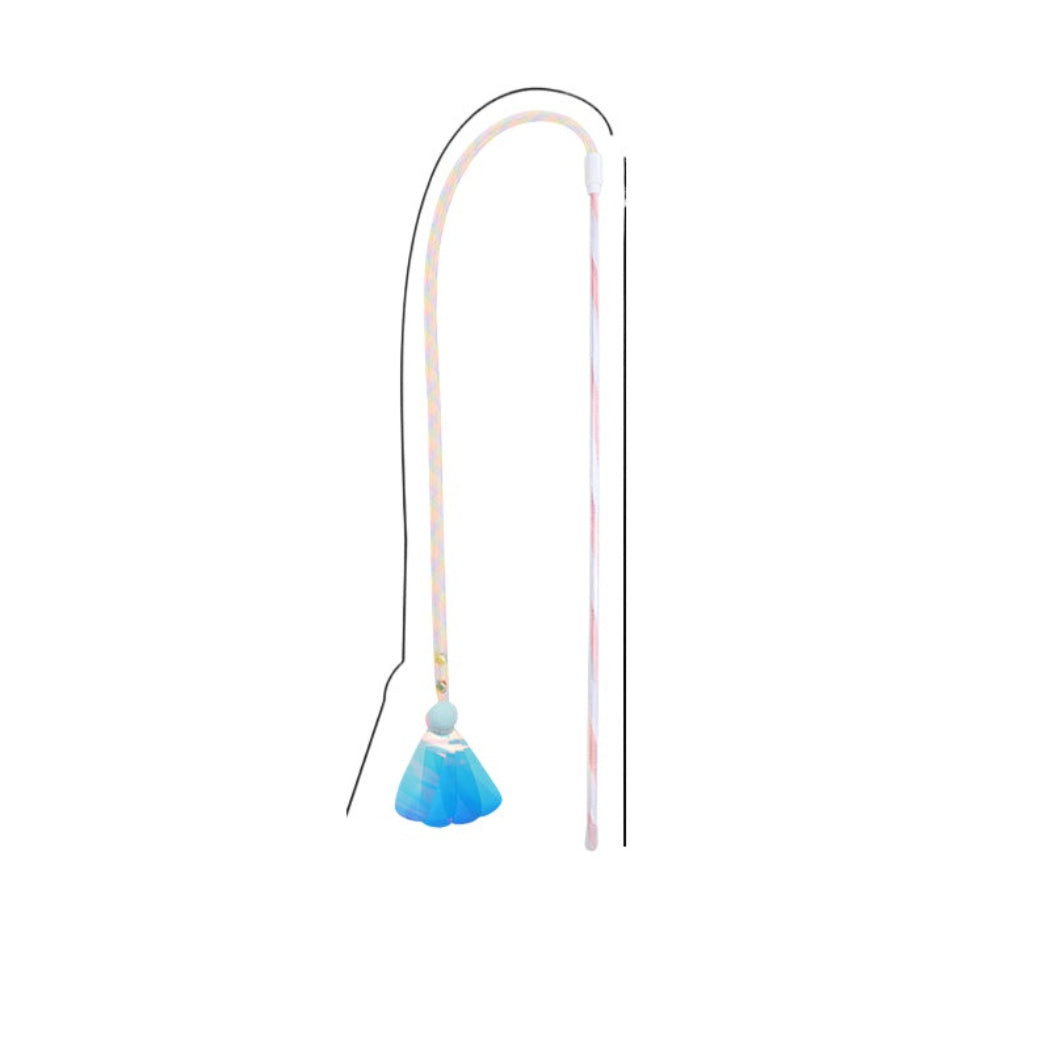 Moo - Mesh Wand with Bells Cat Toy