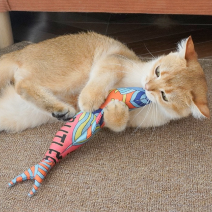 Moo - Colorful Fish Plush Cat Toy