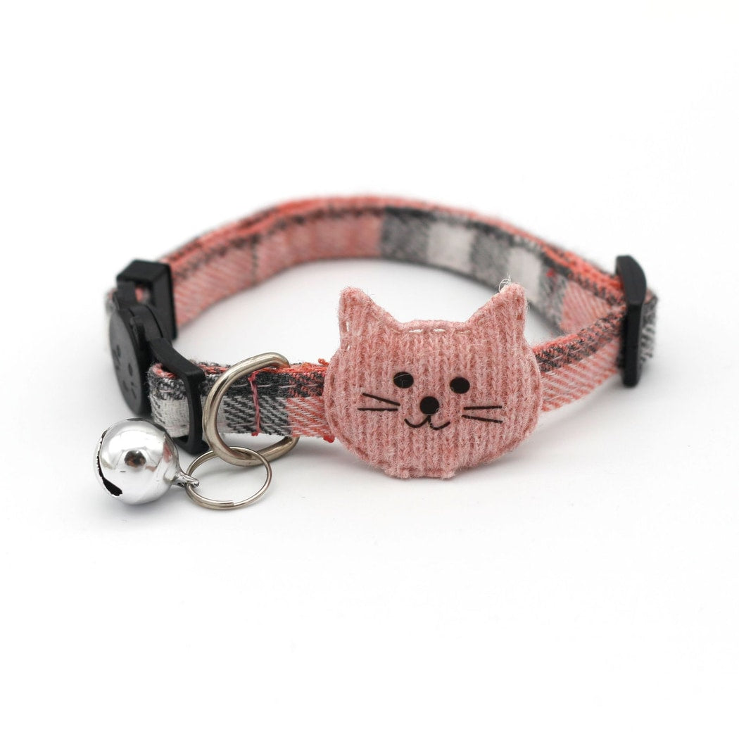 Mokka - Rustic Cartoon Cat Decoration Cat Collar