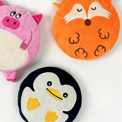 Petkin - Animal Theme Round Dog Squeaky Toy
