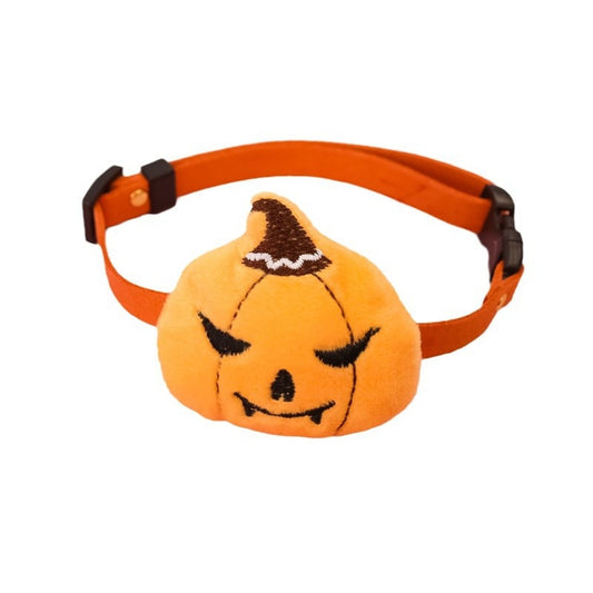 Halloweek - Cartoon Halloween Pumpkin Ghost Pet Collar