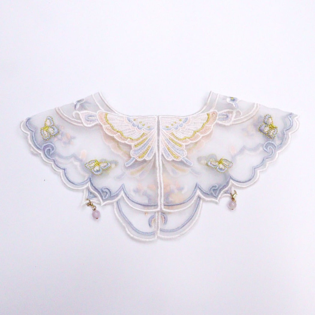 Mokka – Butterfly Embroidered Cat Collar