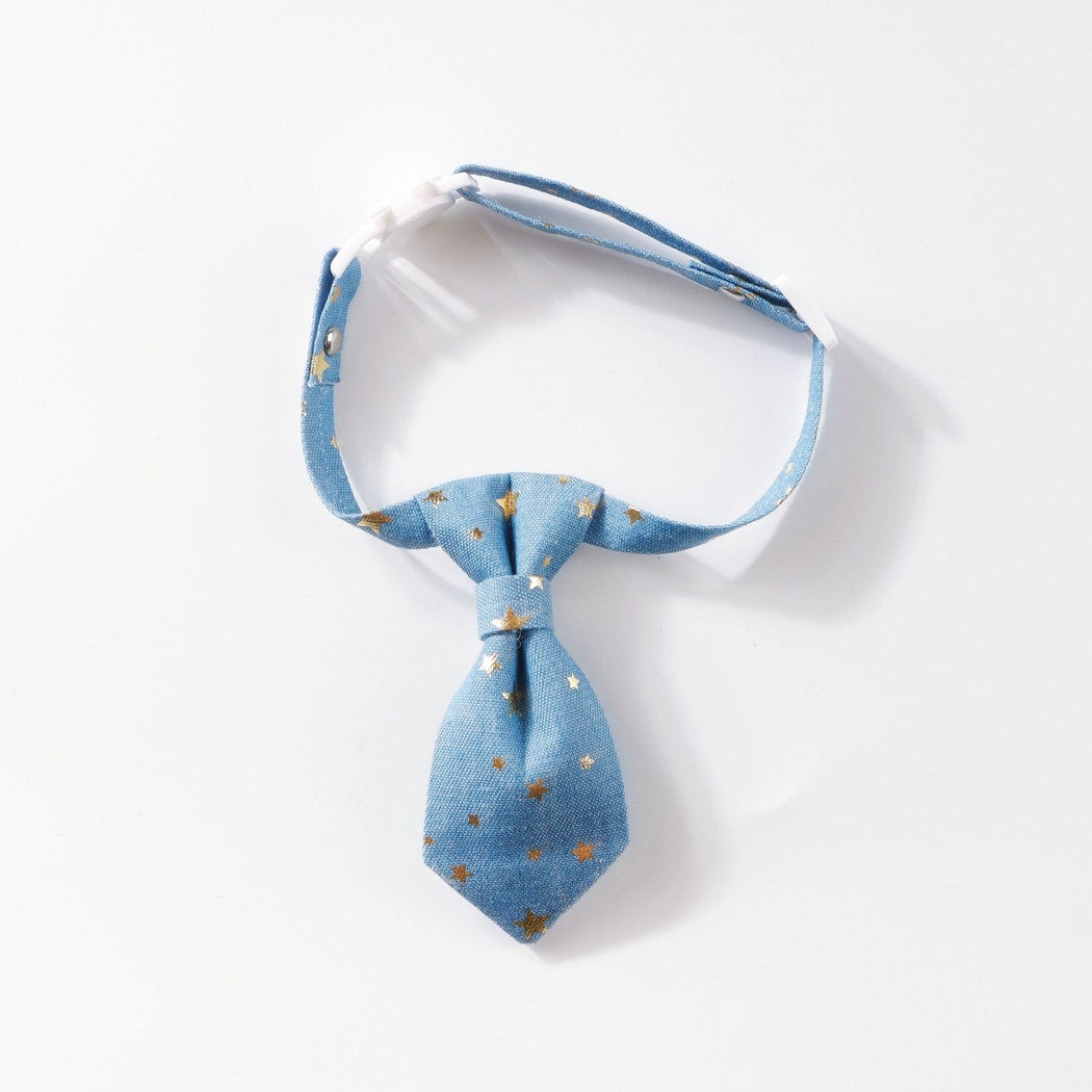 Mokka - Star Print Tie Decoration Cat Collar