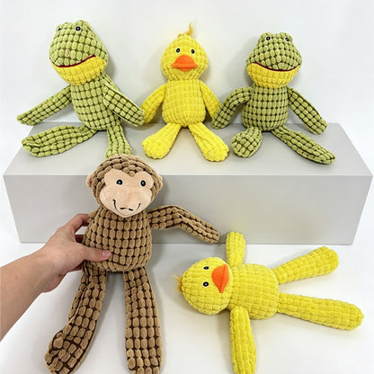 Petkin - Cute Animal Shaped Plush Dog Toy