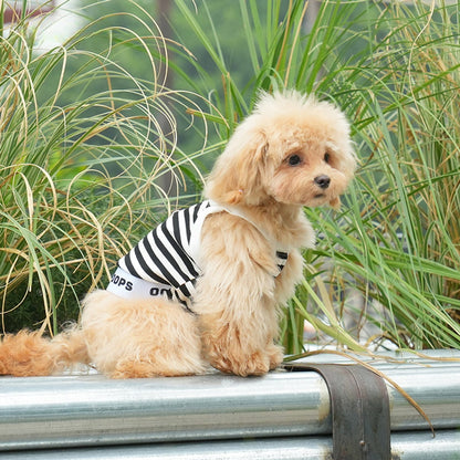 Ozzie - Spring Summer Striped Pet Tank Top Vest