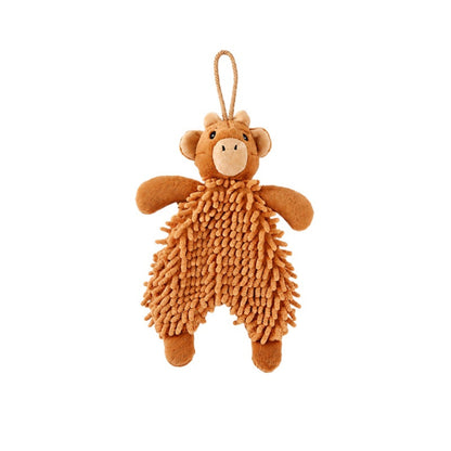 Petkin - Shaggy Fox Bunny & Monkey Plush Dog Toy