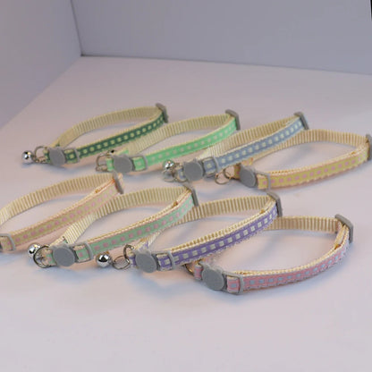 Mokka - Square Pattern Breakaway Cat Collar