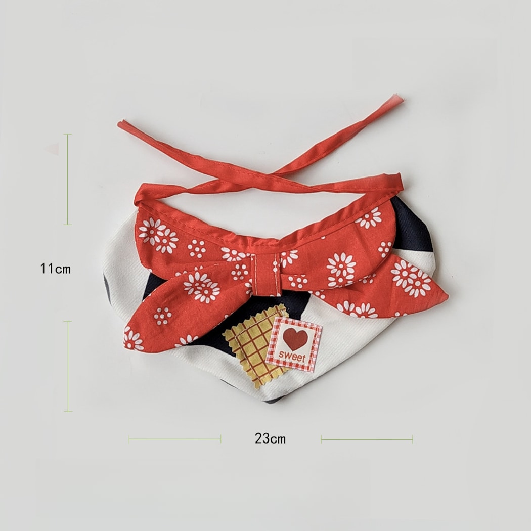 Mokka - Patchwork Plaid and Floral Pet Bib