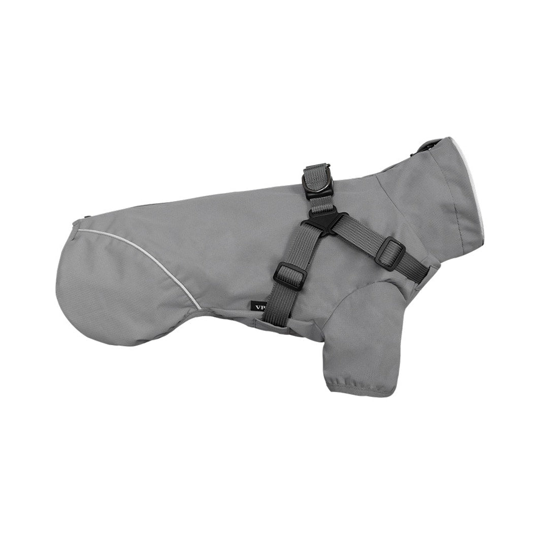 Ozzie - Reflective Harness Opening Dog Raincoat