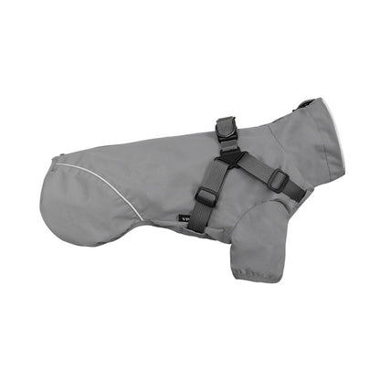 Ozzie - Reflective Harness Opening Dog Raincoat