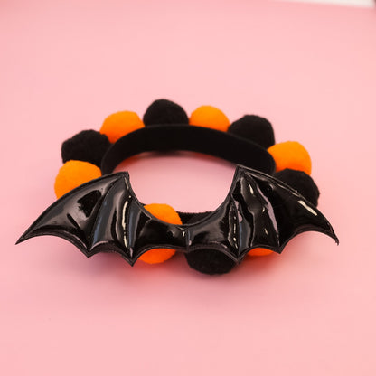 Halloweek - Halloween Cat Collar with Cartoon Motifs