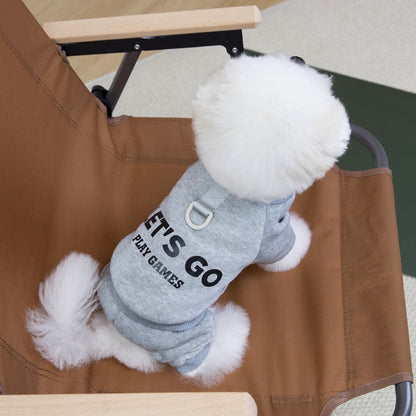 Ozzie - Printed Four-Leg Casual Pet Sweatshirt