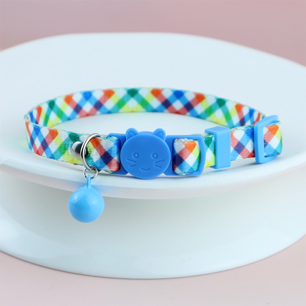 Mokka - Floral Print Cat Collar With AirTag Holder