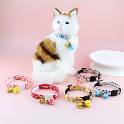 Mokka - Embroidered Pattern Decorative Cat Collar