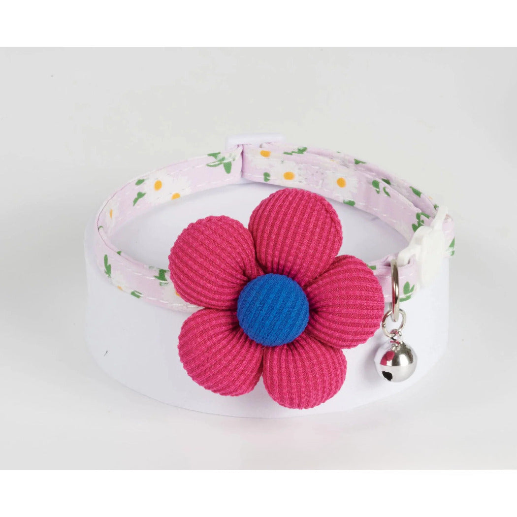 Mokka - Daisy Floral Breakaway Cat Collar