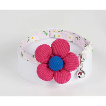Mokka - Daisy Floral Breakaway Cat Collar
