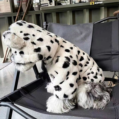 Ozzie - Spot Print Hooded Pet Coat