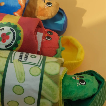 Petkin - Vegetable Shape Stuffed Squeaky Dog Toy