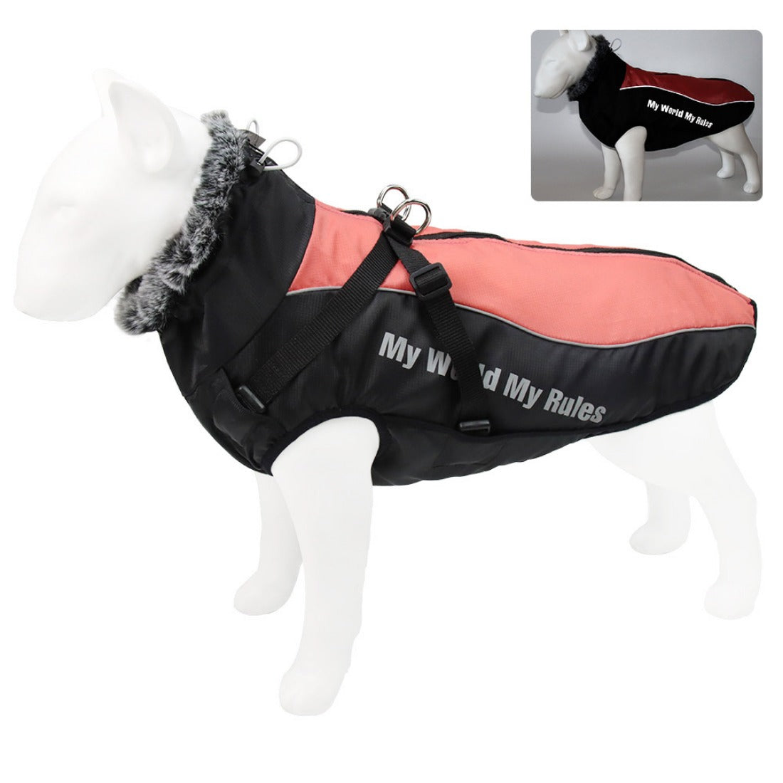 Ozzie - Waterproof Reflective Winter Coat for Large Dogs