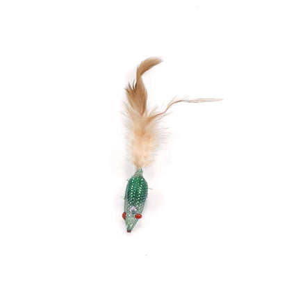Moo - Feather Tail Mouse Chase Cat Toy