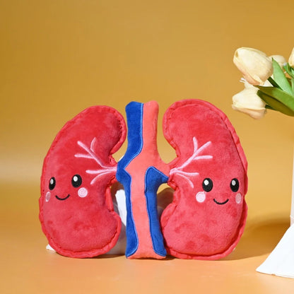 Petkin Red Kidney Plush Dog Toy