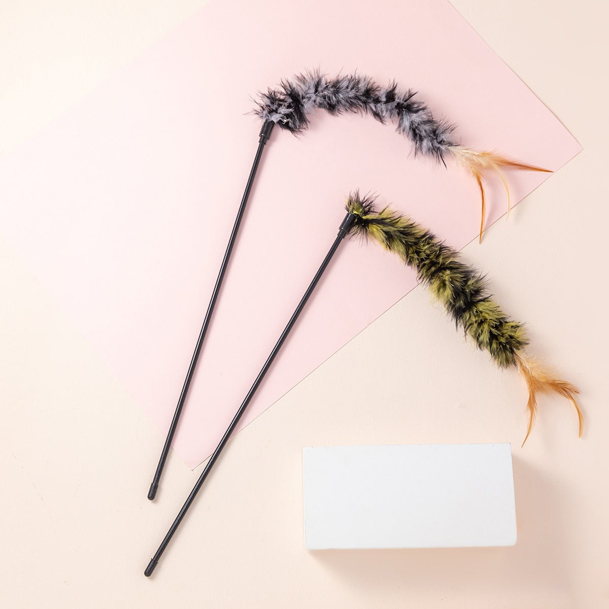 Moo - Fuzzy Tail Cat Teaser Wand