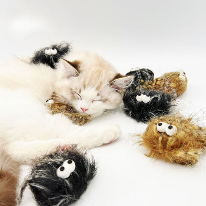 Moo - Furry Monster Cat Toy
