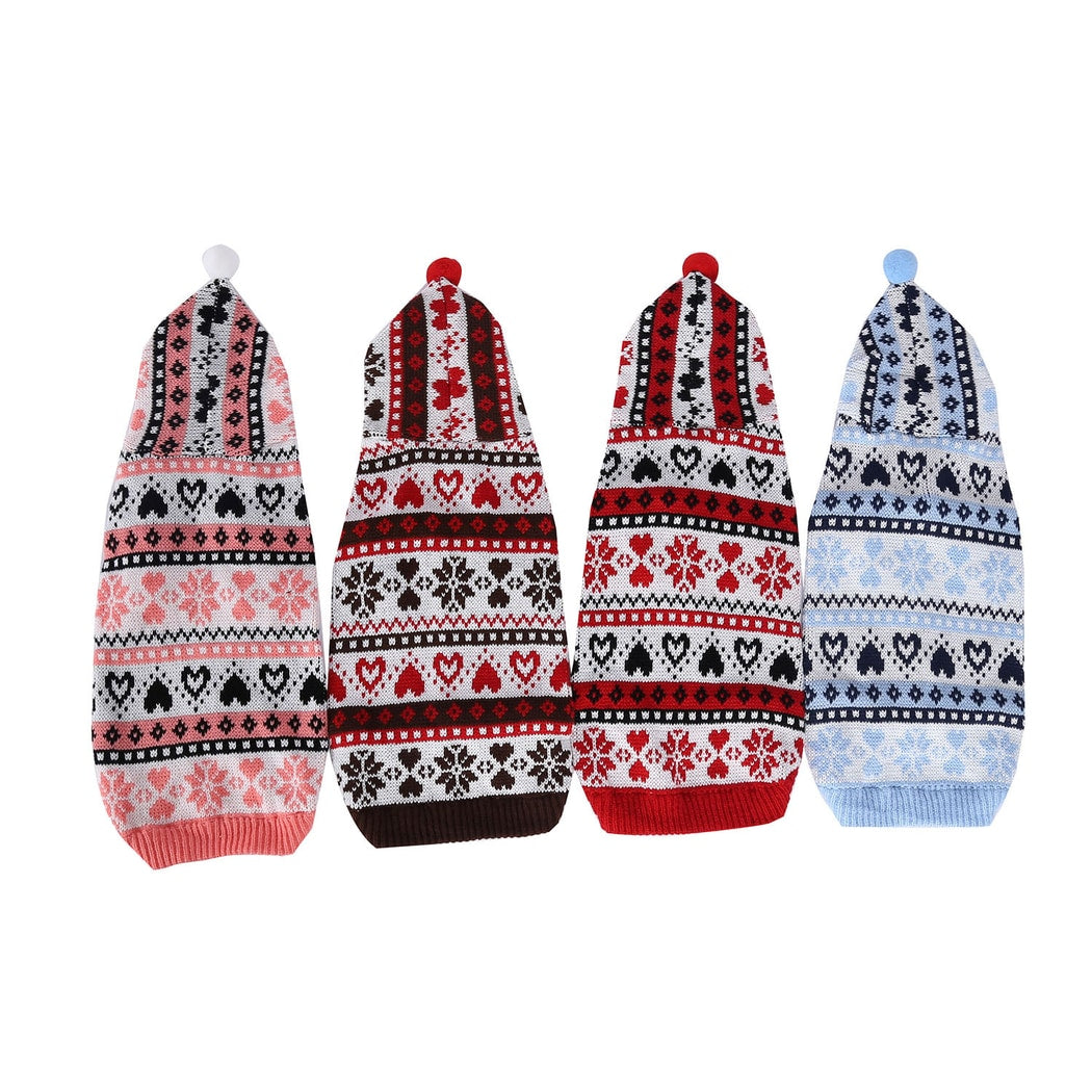 Ozzie - Princess Style Heart Snowflake Dog Sweater