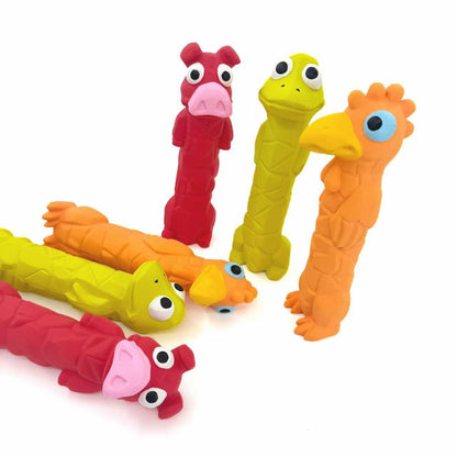 Petkin – Long Neck Animal Squeaky Dog Toys