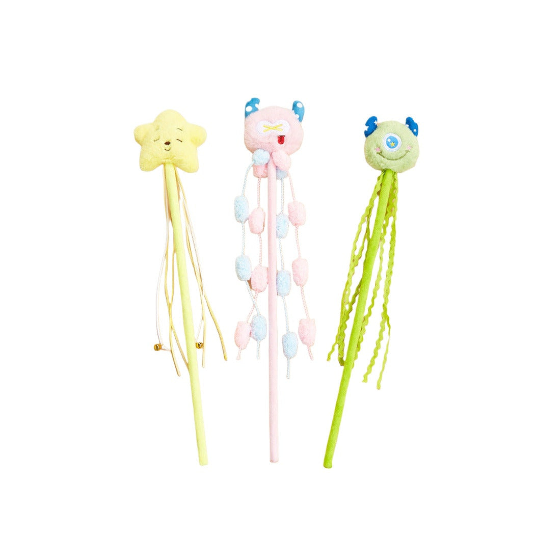 Moo - Character Topper Wand Cat Toy