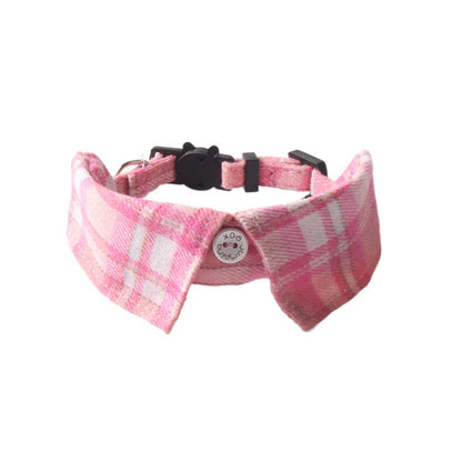 Mokka – Flannel Shirt Collar Breakaway Cat Collar
