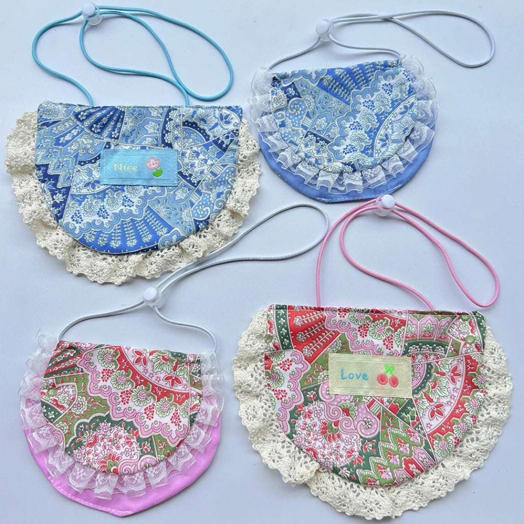 Mokka - Floral Print Pet Bandana Neckwear