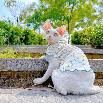 Ozzie - Lightweight Patterned Cat Apparel for Pets
