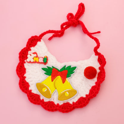 Christmoo - Festive Holiday Motif Pet Bib