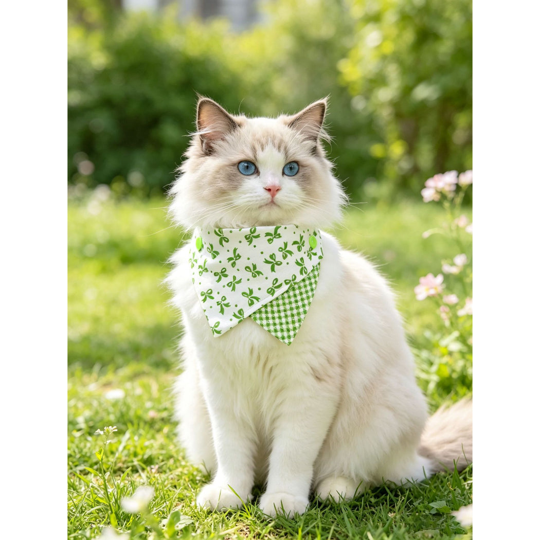 Mokka - Adjustable Triangular Bandana Pet Neckwear
