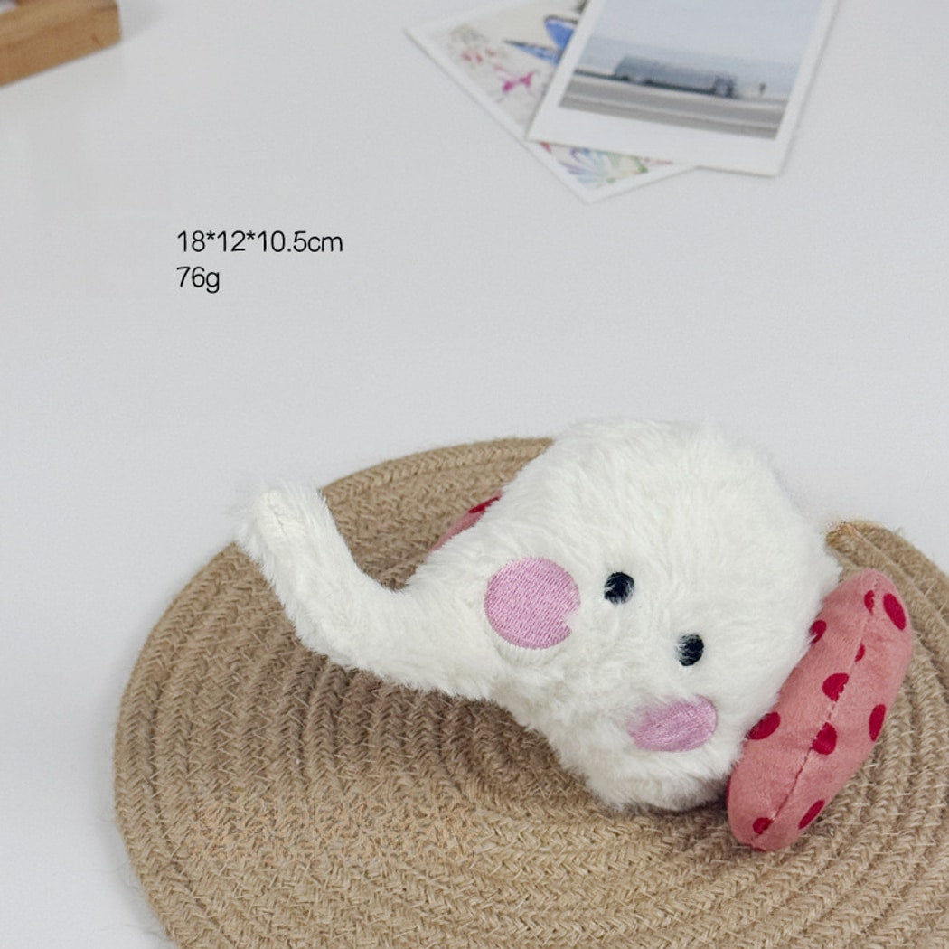 Petkin - Animal Plush Squeaky Crinkle Dog Toy Ball