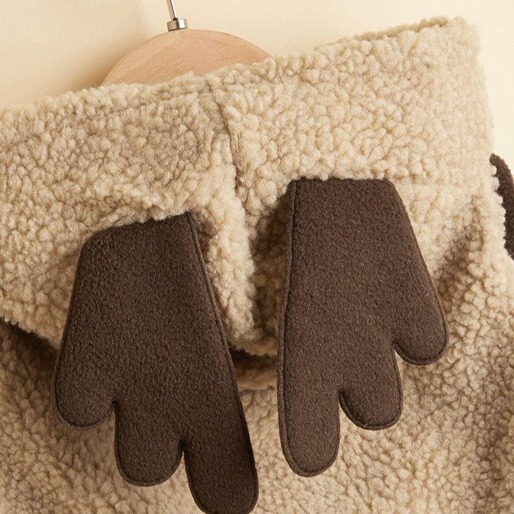 Christmoo - Christmas Hooded Antler Plush Pet Costume Vest