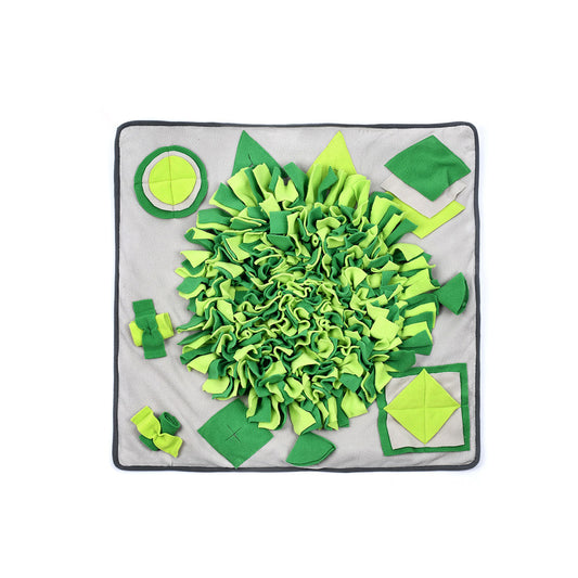 Snuffy - Interactive Green Pet Snuffle Mat