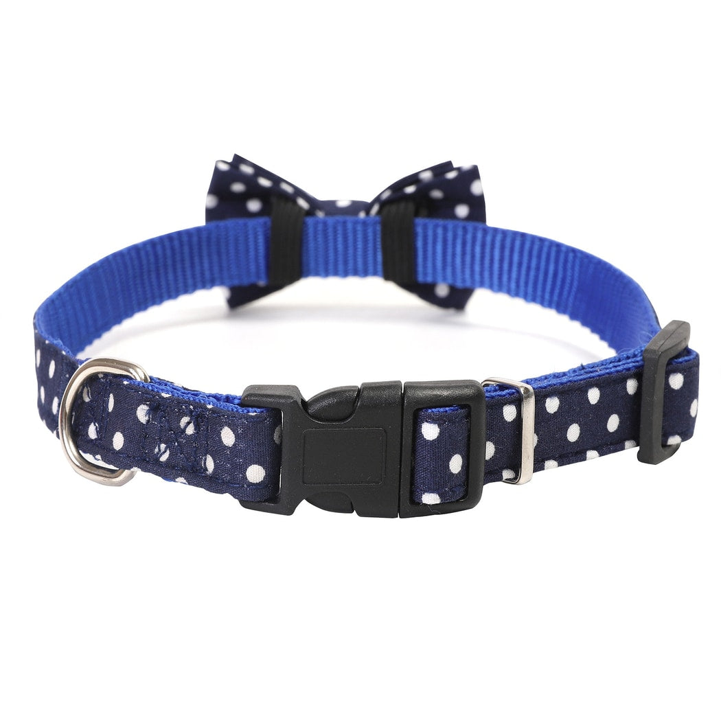 Mokka - Polka Dot Bow Detail Everyday Cat Collar