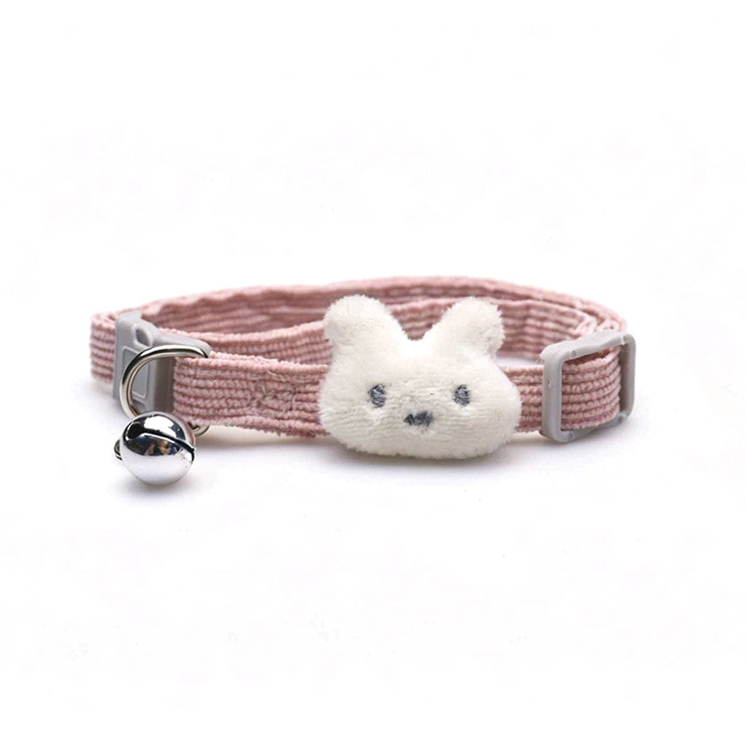 Mokka - Cartoon Bunny Face Adjustable Cat Collar