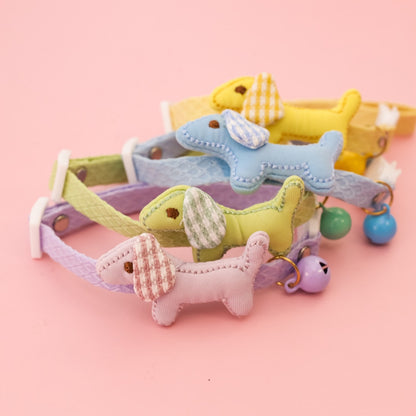 Mokka - Puppy Motif Bell Cat Collar