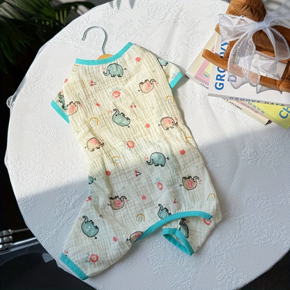 Ozzie - Cute Printed Cat and Dog Everyday Pet Dress