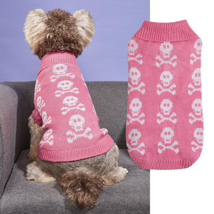 Halloweek - Halloween Skull Graphic Dog Sweater
