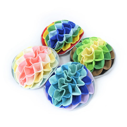 Snuffy - Petal Snuffle Mat – Compact Floral Forage Toy